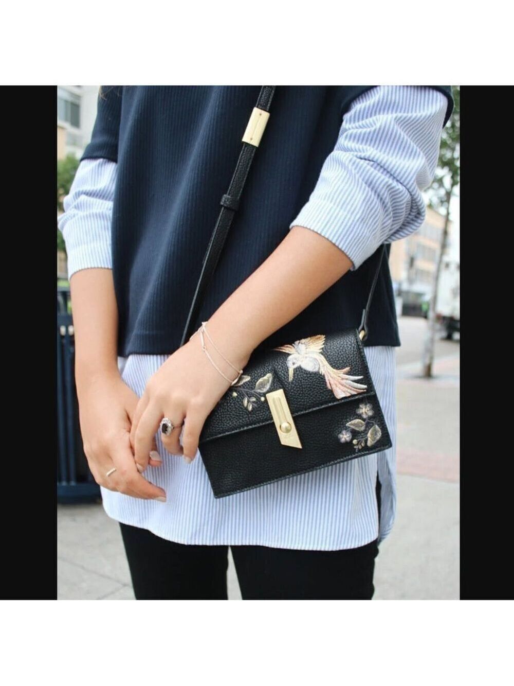 Foley Corinna Black Ma Cherie Taylor Crossbody